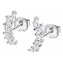 Brilio Silver Brilio Silver Gold Plated Sparkling Earrings with Zirconia EA601YBC Brilio Silver Brilio Silver Gold Plated Sparkling Earrings with Zirconia EA601YBC