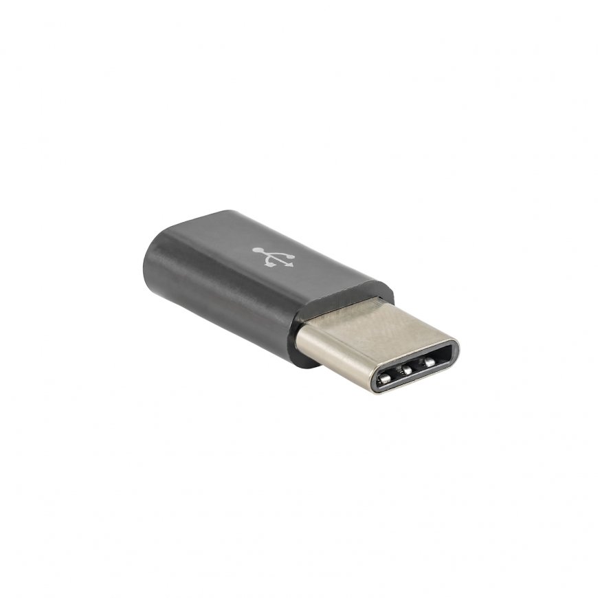 Akyga AK-AD-46 гендерный адаптер USB Typ micro-B USB Typ C Черный