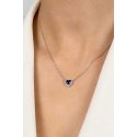 Brilio Silver Charming silver heart necklace with zircons NCL101WB Brilio Silver Charming silver heart necklace with zircons NCL101WB