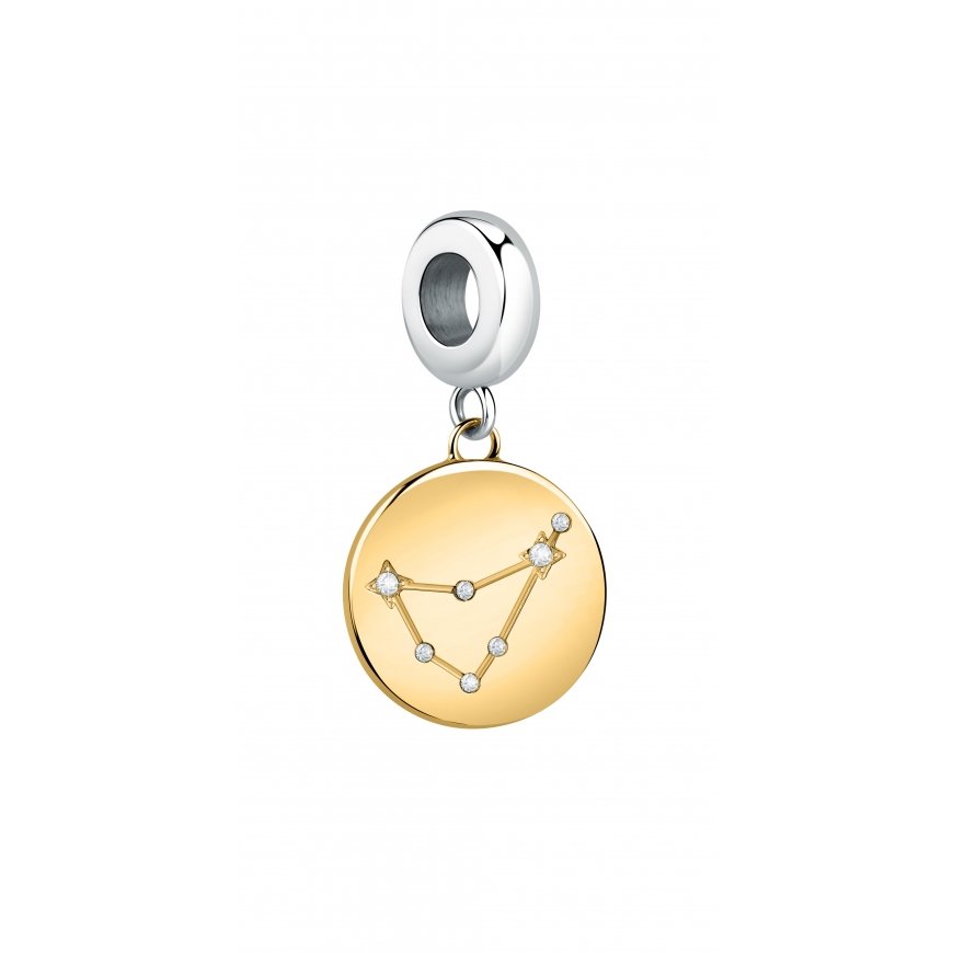 Morellato Timeless Two Tone Capricorn Drops Pendant SCZ1243