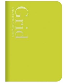 Nakabayashi Coltd Notebook "Logical Prime Grid" B6, 2.5 mm grids-green NB601-5
