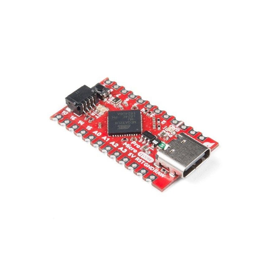 Pro Micro, USB-C, 5V/16MHz, ATmega32u4, SparkFun DEV-15795