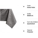 AmeliaHome Tablecloth AH VESTA HMD COCOA 80X80 AmeliaHome Tablecloth AH VESTA HMD COCOA 80X80