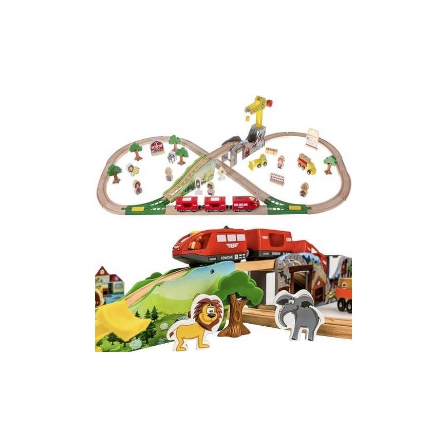 Wooden railway - Kruzzel track 22495