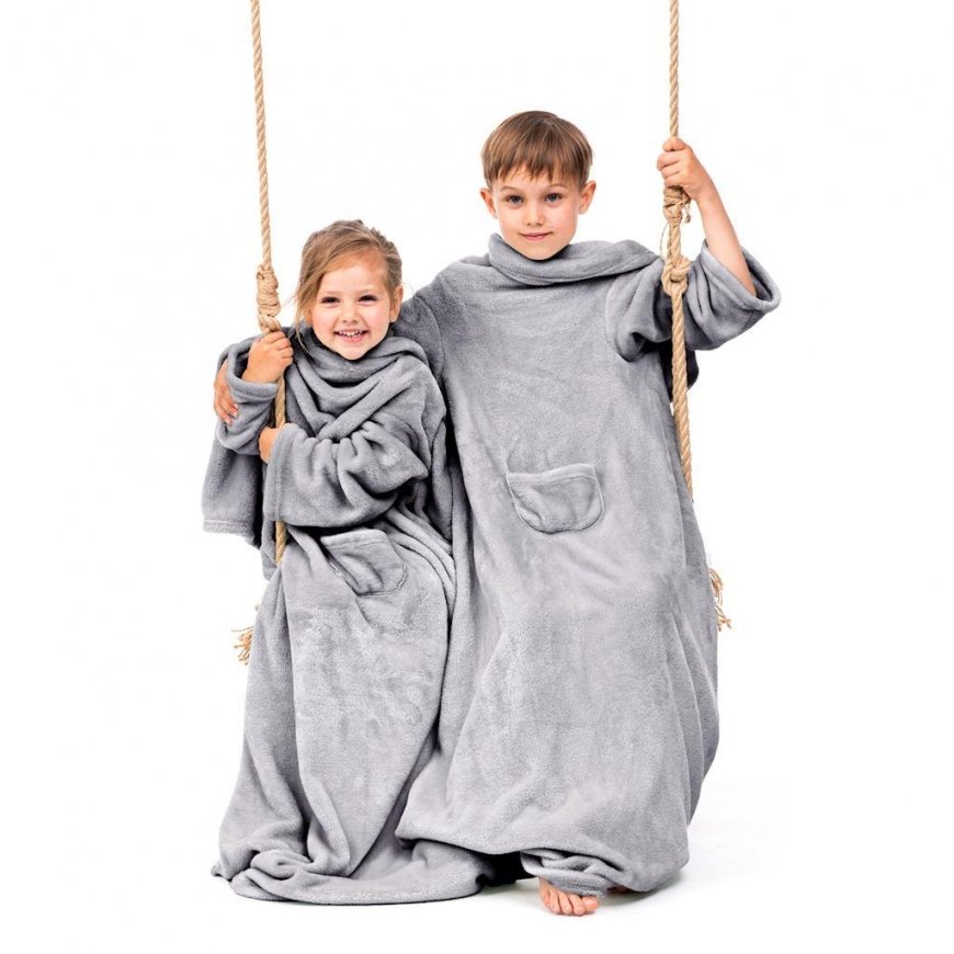 DecoKing BLANKET LAZYKIDS STEEL 90x105 – 4