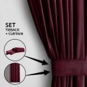 AmeliaKotiverho VELVET väri punainen tyyli klassinen kiinnitystyyppi materiaali – tekstiili Velvet 140x270 AmeliaKotiverho VELVET väri punainen tyyli klassinen kiinnitystyyppi materiaali – tekstiili Velvet 140x270