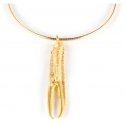 Shabama TUENT ELASTIC necklace shiny gold 1 u Shabama TUENT ELASTIC necklace shiny gold 1 u