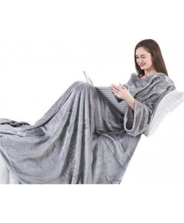 DecoKing Lazy throw, grey, 170 cm x 200 cm