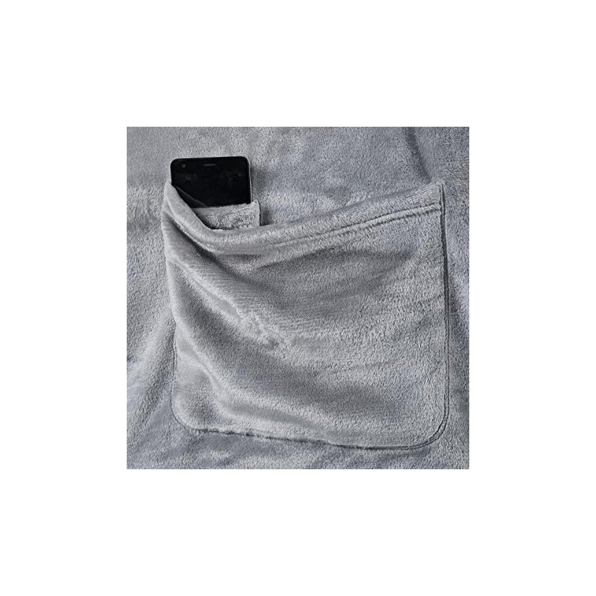 DecoKing Lazy throw, grey, 170 cm x 200 cm – 2