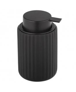 Liquid soap dispenser BELLUNO, ceramic, black, 300 ml, Wenko