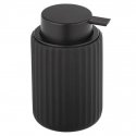 Liquid soap dispenser BELLUNO, ceramic, black, 300 ml, Wenko Liquid soap dispenser BELLUNO, ceramic, black, 300 ml, Wenko