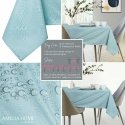 AmeliaHome Tablecloth AH GAIA BRD RETROBLUE 140X160