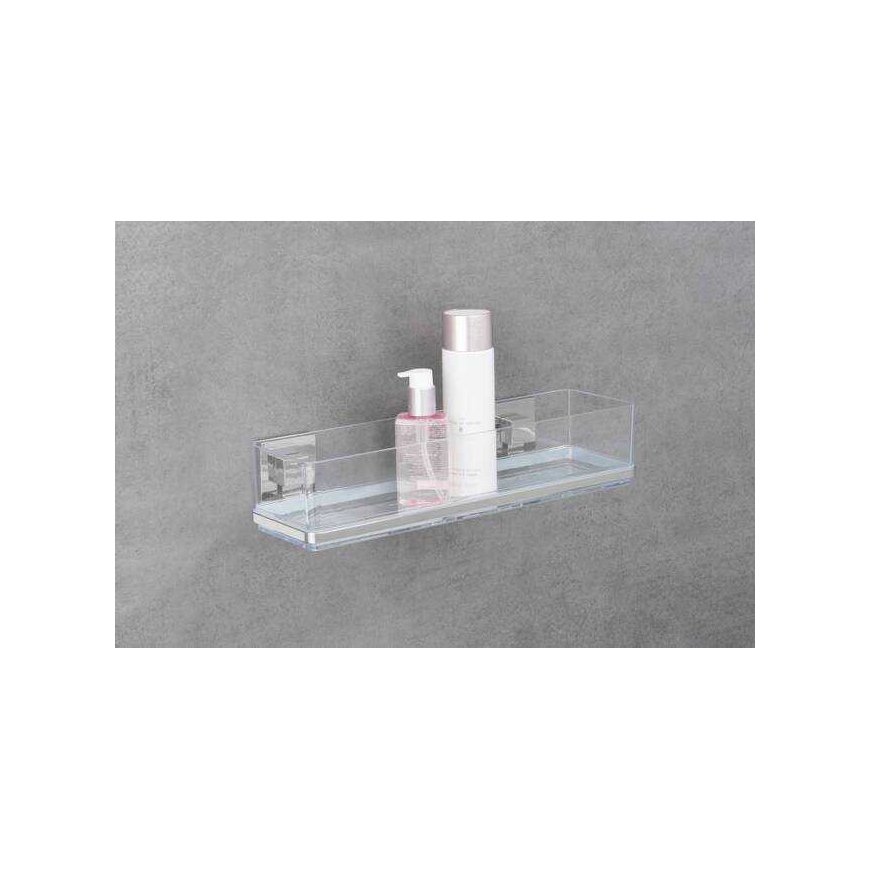 Wenko Vacuum-Loc wall shelf Maxi Quadro mounting without drilling – 3