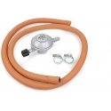 Muurikka gas regulator retkeilyyn 29 mbar, kierreventtilipulloille + 1.2 m latku Muurikka gas regulator retkeilyyn 29 mbar, kierreventtilipulloille + 1.2 m latku