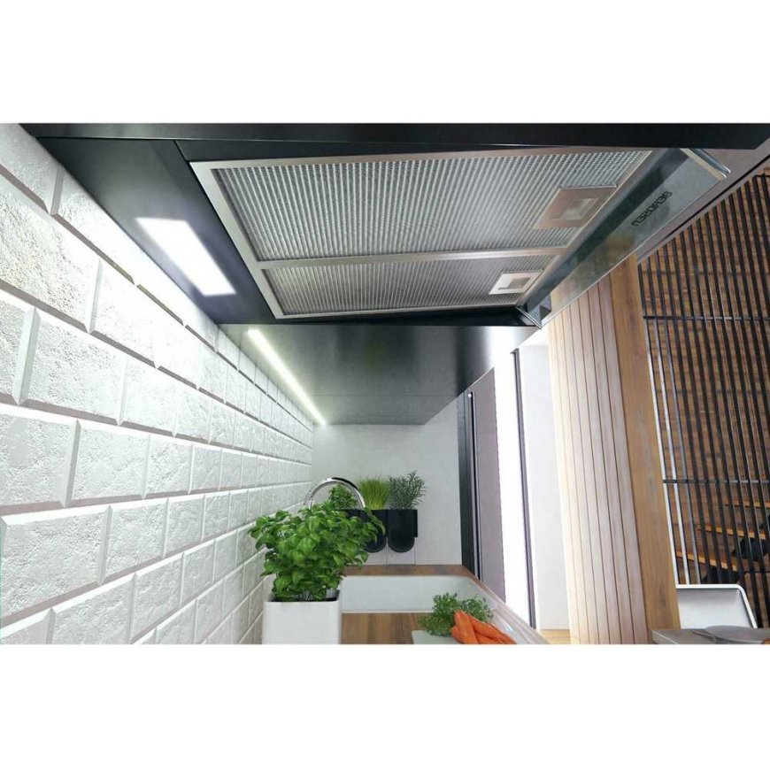 Liesituuletin kaapin alla - 50 cm Berdsen BE-10-A absorberi musta – 4