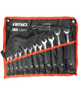 Wrench set wrenches 6-22 mm 12 pcs. amio-04194