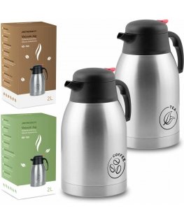 Tyhjiökannu, 2 kpl, kahville ja teelle, 2 l, Berdsen BD-780