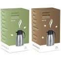 Vacuum jug, 2 pcs., for coffee and tea, 2 l, Berdsen BD-780