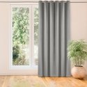 Homede Curtains VELVET EYELETS S, grey, 200 x 225 cm Homede Curtains VELVET EYELETS S, grey, 200 x 225 cm
