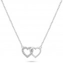 Brilio Silver Brilio Silver Delicate Silver Linked Hearts Kaulakoru NCL117W Brilio Silver Brilio Silver Delicate Silver Linked Hearts Kaulakoru NCL117W