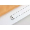 Brilio Silver Brilio Silver Delicate Silver Linked Hearts Necklace NCL117W Brilio Silver Brilio Silver Delicate Silver Linked Hearts Necklace NCL117W