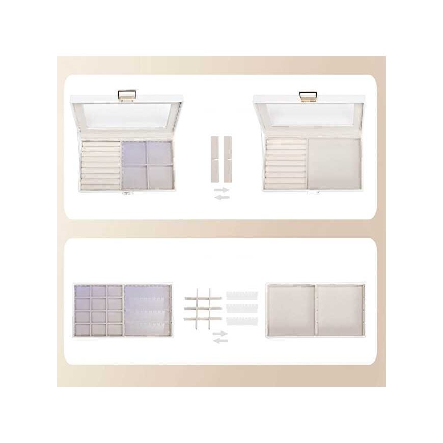 Troli Two-Tier White Jewelry Organizer – 2