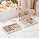 Troli Two-Tier White Jewelry Organizer Troli Two-Tier White Jewelry Organizer