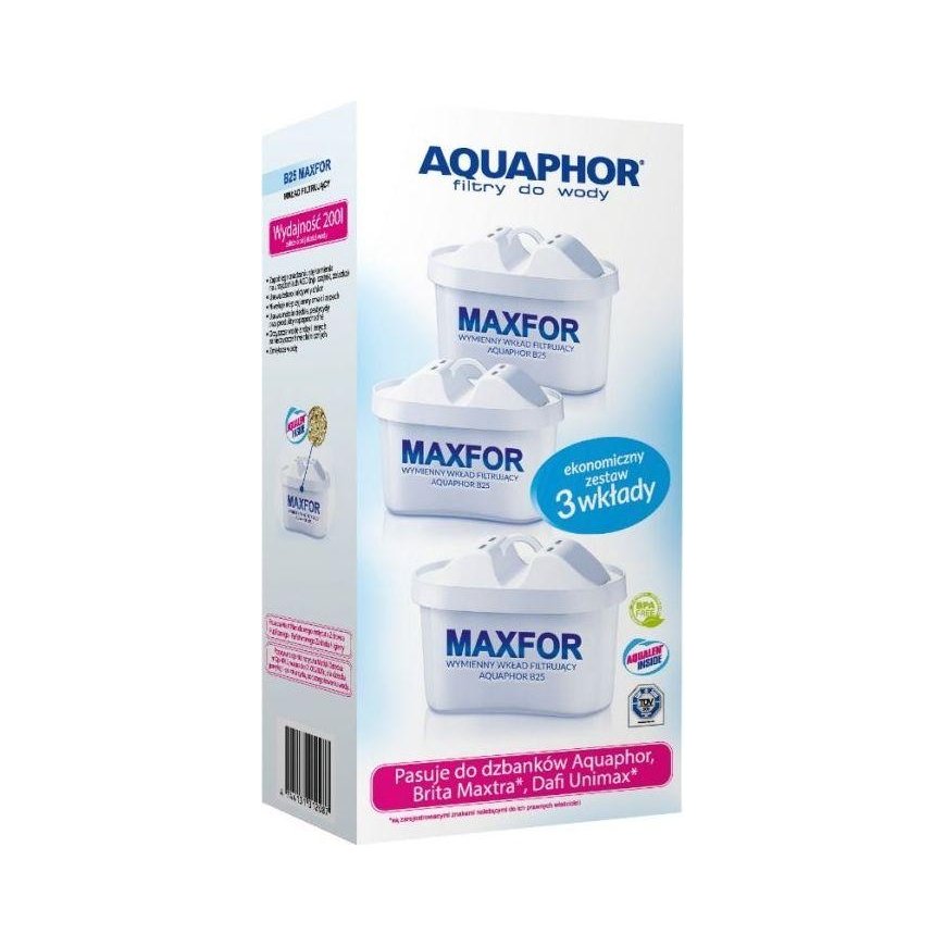 Aquaphor B100-25 Maxfor suodatinpatruuna 3 kpl. – 5