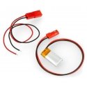 Akyga Li-Pol battery 40mAh 1S 3.7V - JST-BEC connector + socket - 20x10x3mm Akyga Li-Pol battery 40mAh 1S 3.7V - JST-BEC connector + socket - 20x10x3mm
