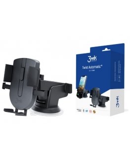3MK Twist Automatic Car Holder Pasīvais turētājs Mobilais tālrunis/viedtālrunis Melns