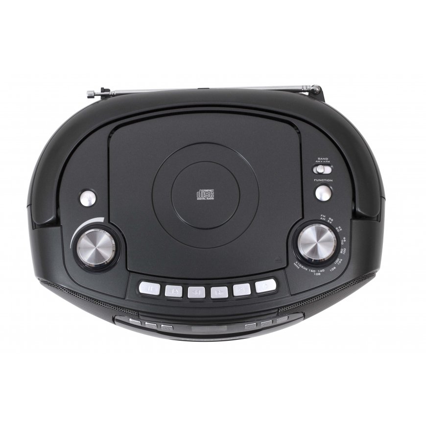 Thomson RK200CD kannettava stereojärjestelmä Analoginen 2,4 W AM, FM musta MP3-toisto – 3
