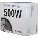 Inter-Tech SL-500 Plus barošanas avotu vienība 500 W 20+4 pin ATX ATX Sudrabs Inter-Tech SL-500 Plus barošanas avotu vienība 500 W 20+4 pin ATX ATX Sudrabs
