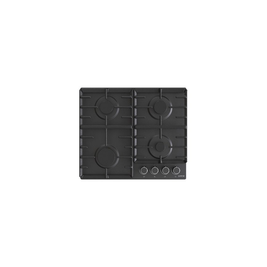 Gorenje G642AB pliidiraud Must Sisseehitatud 60 cm Gaas 4 tsoon(id)