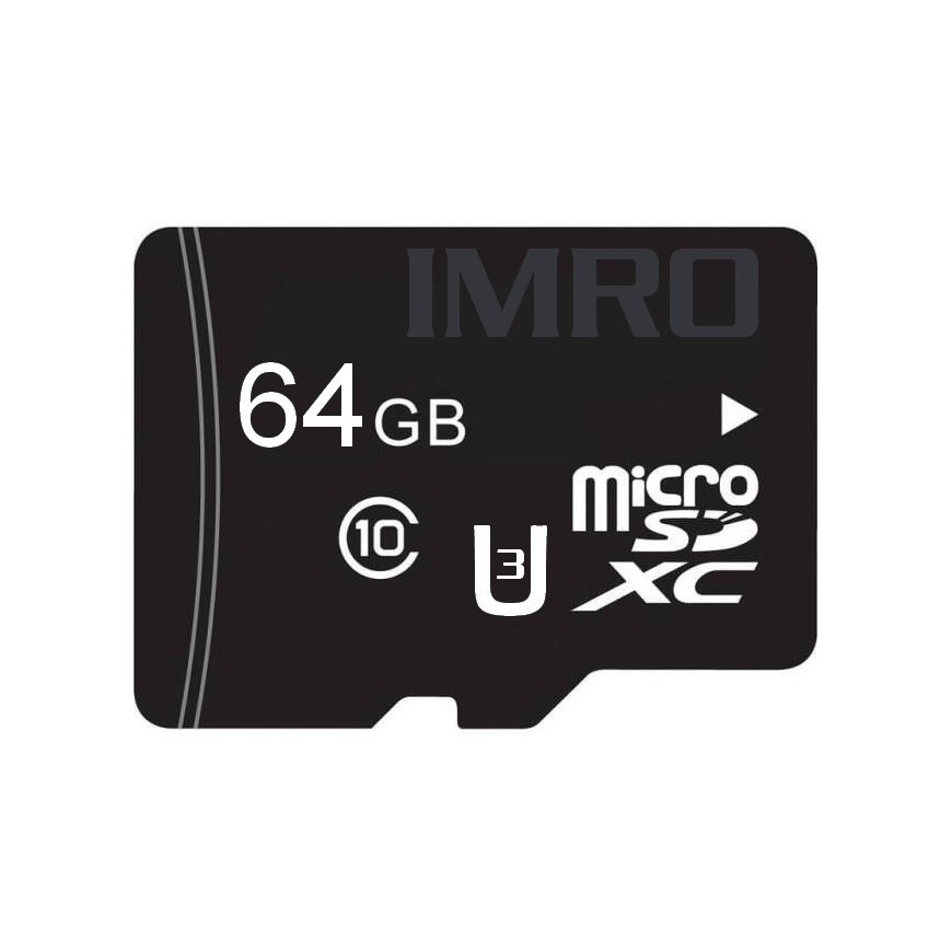 IMRO MICROSD10/64GB UHS-3 ADP memory card