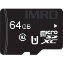 IMRO MICROSD10/64GB UHS-3 ADP memory card MicroSDXC Класс 10 IMRO MICROSD10/64GB UHS-3 ADP memory card MicroSDXC Класс 10