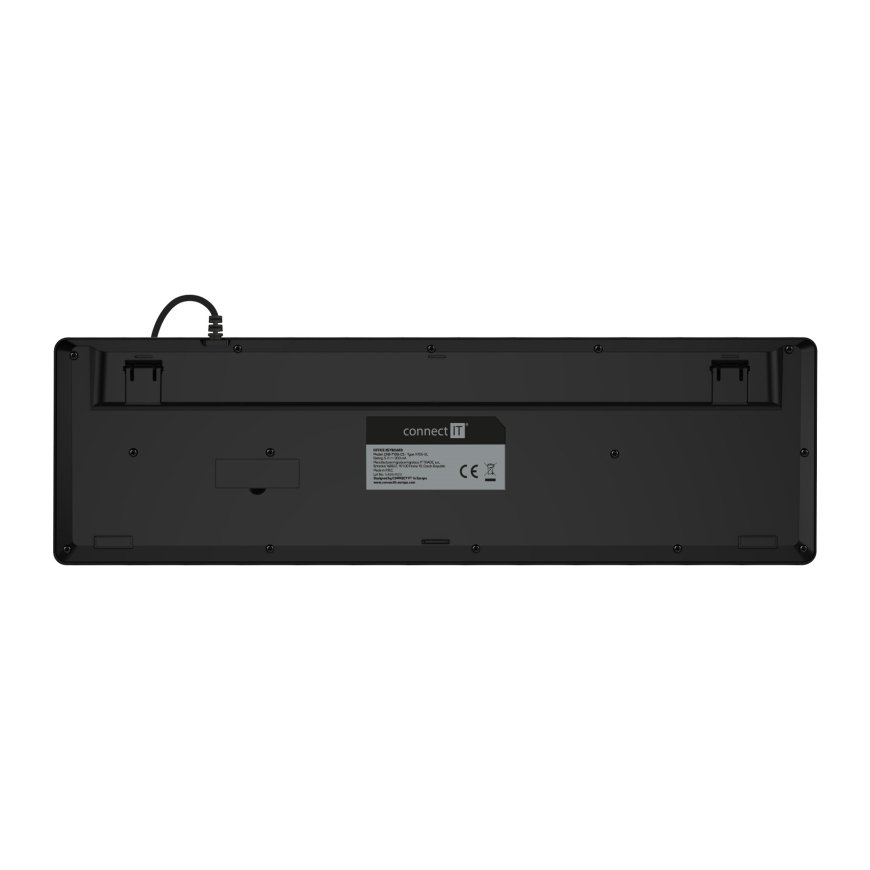 Connect IT CKB-7100-CS tastatūra Mājas/Biroja USB Slovāku, Čehu Melns – 4