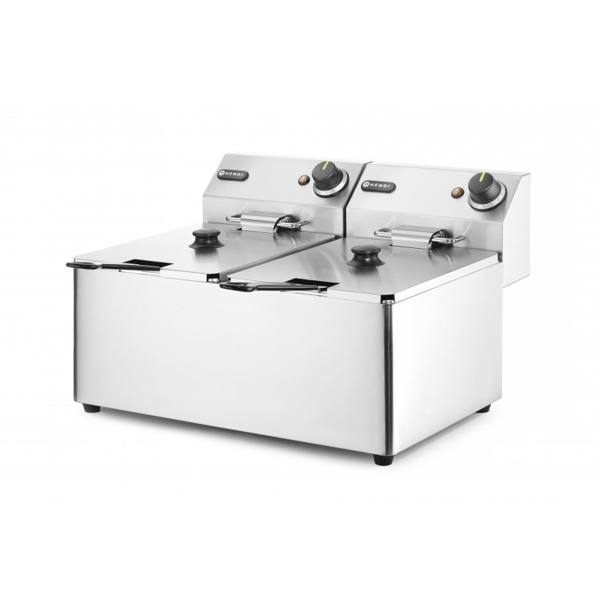 Hendi 205839 gruzdintuvė Dvigubas 16 L Autonominės 7000 W Sidabras – 3