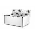 Hendi 205839 fryer Double 16 L Stand-alone 7000 W Deep fryer Silver Hendi 205839 fryer Double 16 L Stand-alone 7000 W Deep fryer Silver