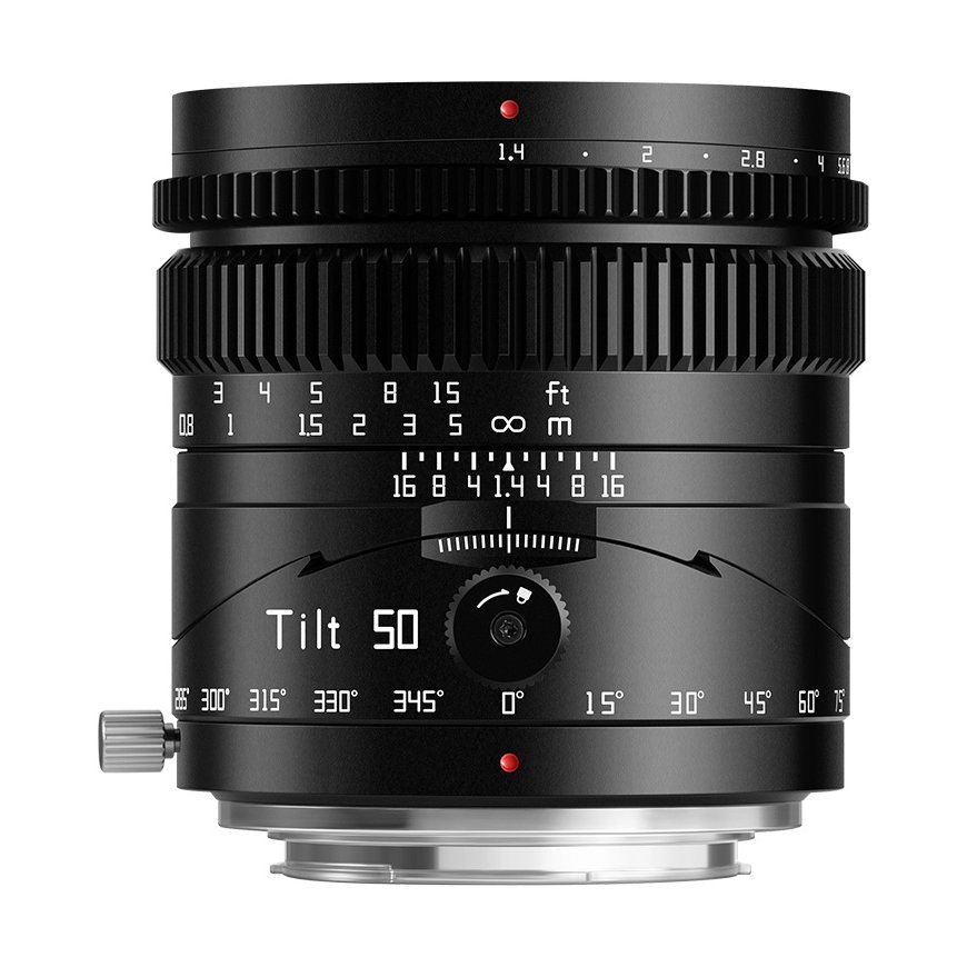 TTArtisan Tilt 50mm F1.4 MILC Vakio-objektiivi musta