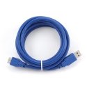 Gembird CCP-mUSB3-AMBM-6 USB kabelis USB 3.2 Gen 1 (3.1 Gen 1) 1,8 m USB A Micro-USB B Mėlyna Gembird CCP-mUSB3-AMBM-6 USB kabelis USB 3.2 Gen 1 (3.1 Gen 1) 1,8 m USB A Micro-USB B Mėlyna