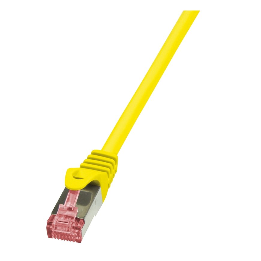 LogiLink 0.5m Cat.6 S/FTP сетевой кабель Желтый 0,5 m Cat6 S/FTP (S-STP)