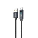 Dudao L7T USB-A - USB-C 66W Cable with LED Display 1m - Black Dudao L7T USB-A - USB-C 66W Cable with LED Display 1m - Black