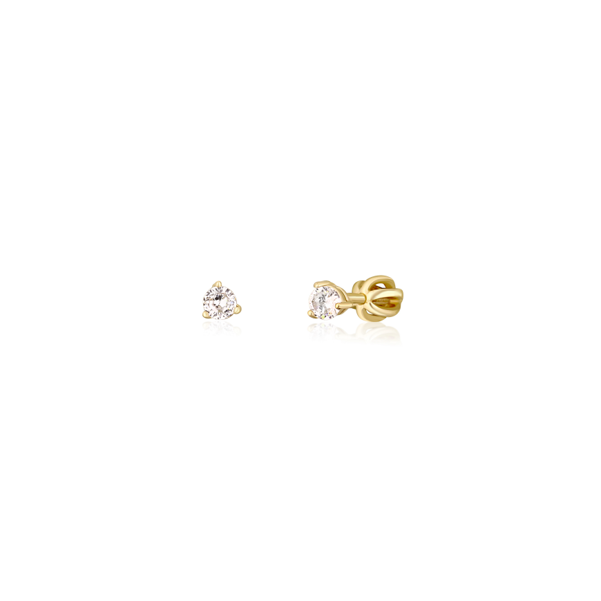 JVD Charming gold-plated earrings with zircons SVLE1501XH2GO – 2