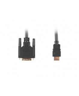 Lanberg CA-HDDV-10CC-0005-BK videokaabliadapter 0,5 m HDMI tüüp A (Standard) DVI-D Must