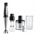Braun MultiQuick 7 0X22111427 blenderis Iegremdējams blenderis 1000 W Melns, Satīna tērauds Braun MultiQuick 7 0X22111427 blenderis Iegremdējams blenderis 1000 W Melns, Satīna tērauds