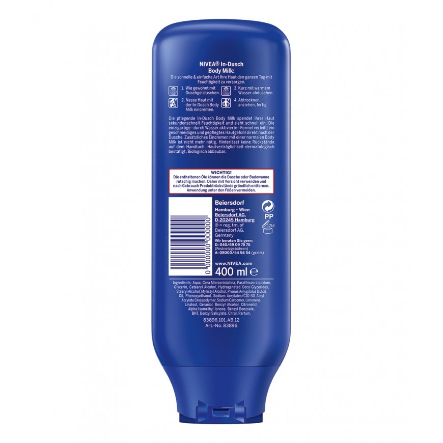 NIVEA 83896 body cream & lotion 400 ml Milk – 2