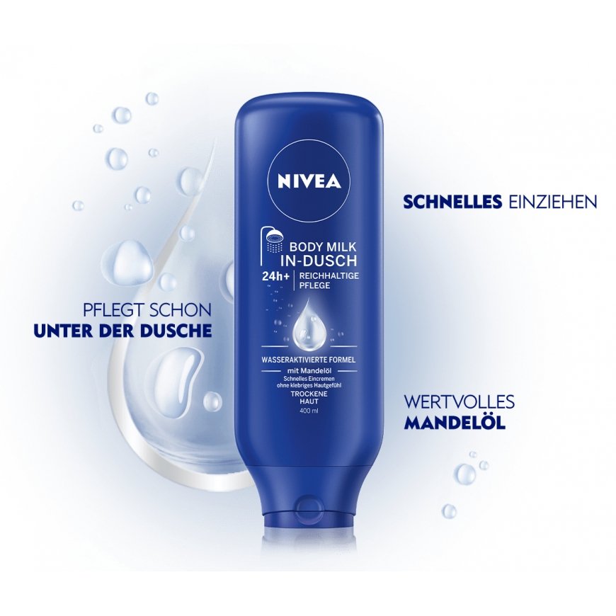 NIVEA 83896 Vartalorasva ja -voide 400 ml Maito – 3