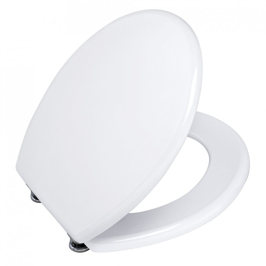 WENKO 152004100 klozeto dangtis Kieta tualeto sėdynė MDF Balta – 2