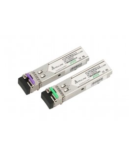 Extralink SFP 1.25G WDM 1490/1550nm SM 80km LC DOM pair lähetin-vastaanotinmoduuli Valokuitu 1250 Mbit/s