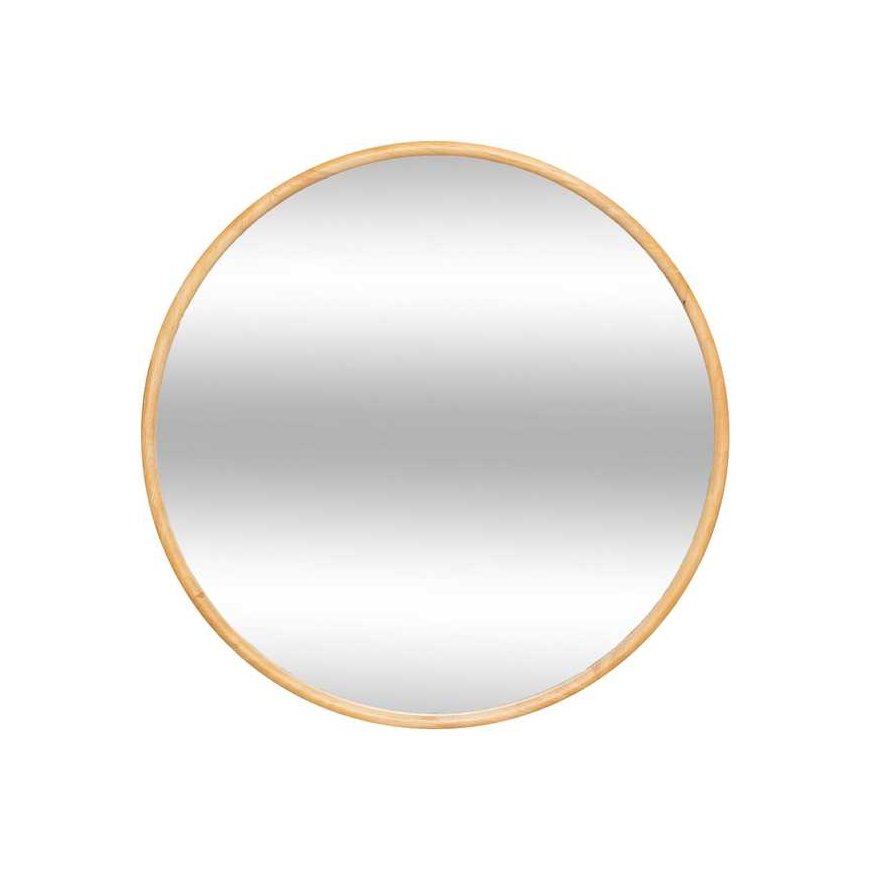 Frame KIM wall mirror in wooden frame, Ø 75 cm